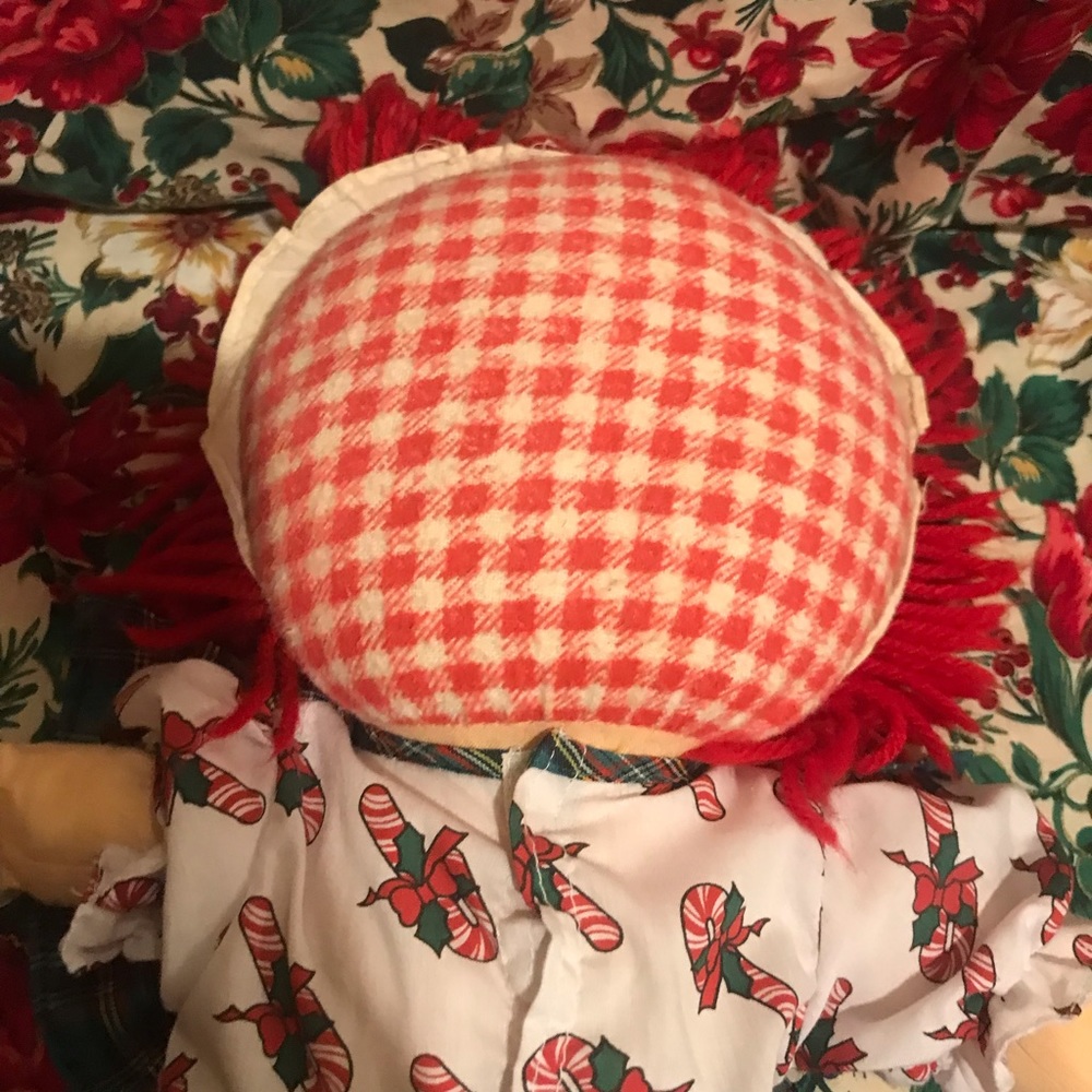 CHRISTMAS DRESSED RAGGEDY ANN 14” DOLL - Picture 8 of 8